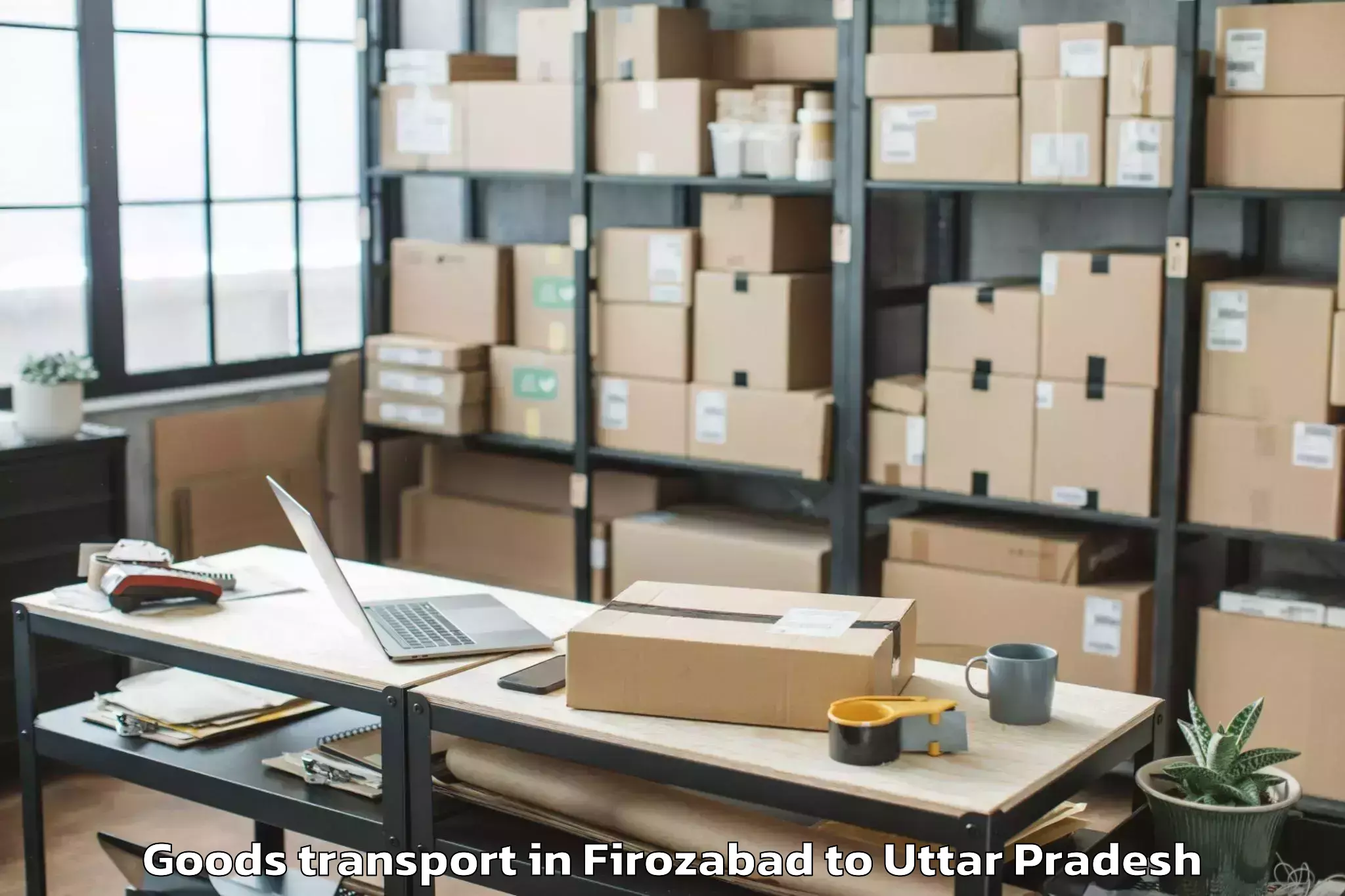 Hassle-Free Firozabad to Kharkhauda Goods Transport